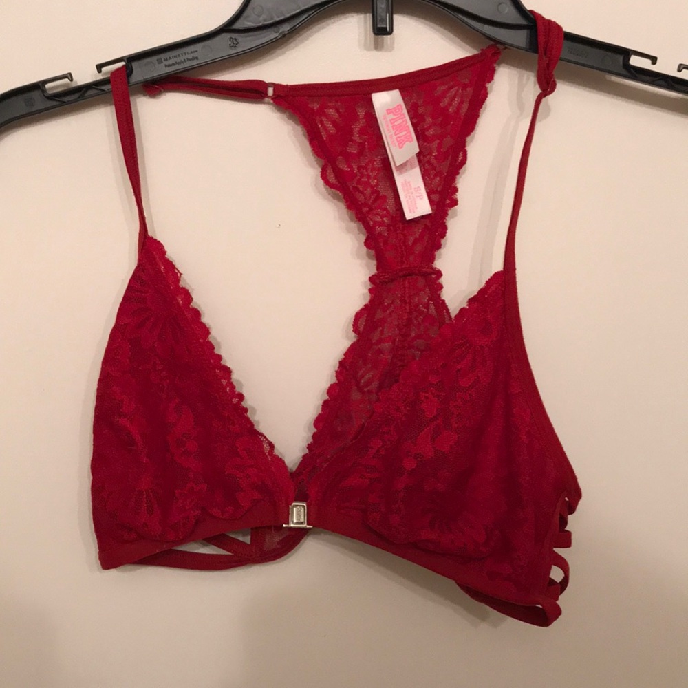 VS PINK front clasp t back bralette - Picture 1 of 3